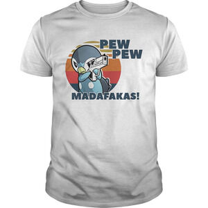 Penguin Pew Pew Madafakes  Retro Shirt